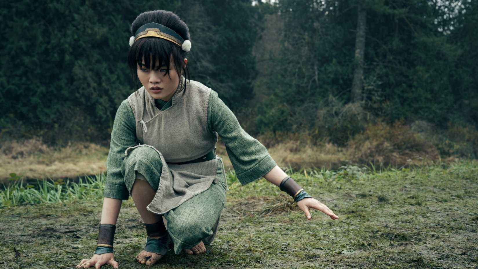 Toph Beifong em cena da segunda temporada