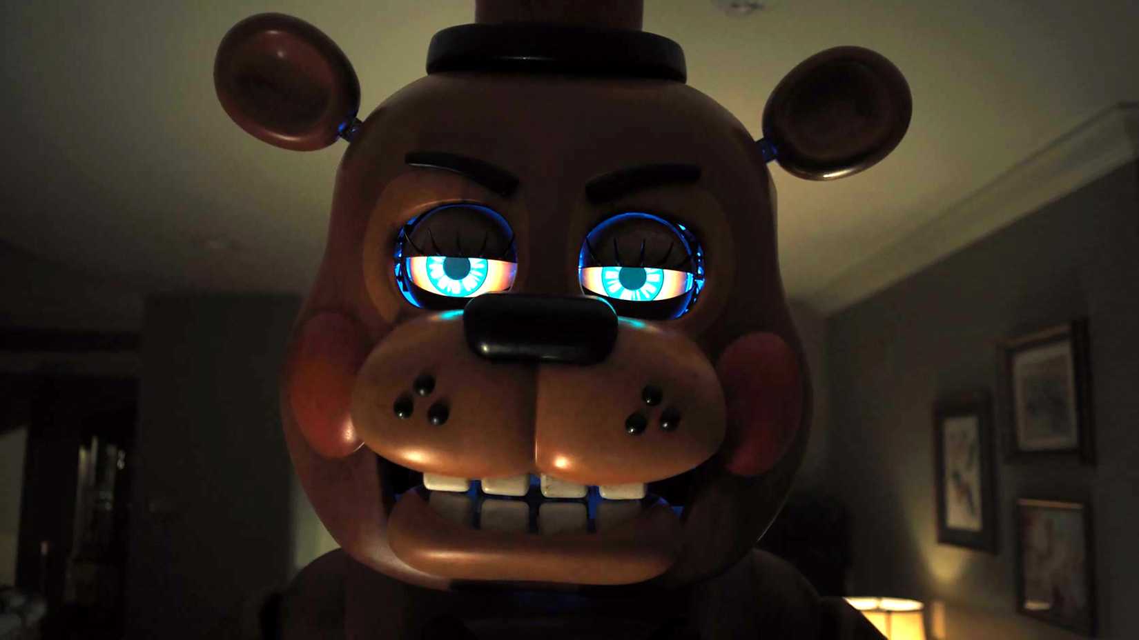 10 Biggest Movies Coming To Streaming In 2026 2 Toy Freddy looking menacingly into the camera in Five Nights at Freddy's 2