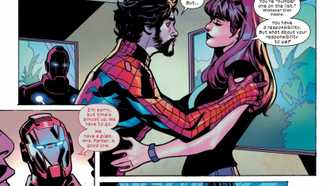 Spider-Man says goodbye to Mary Jane in a preview of Ultimate Endgame \#1
