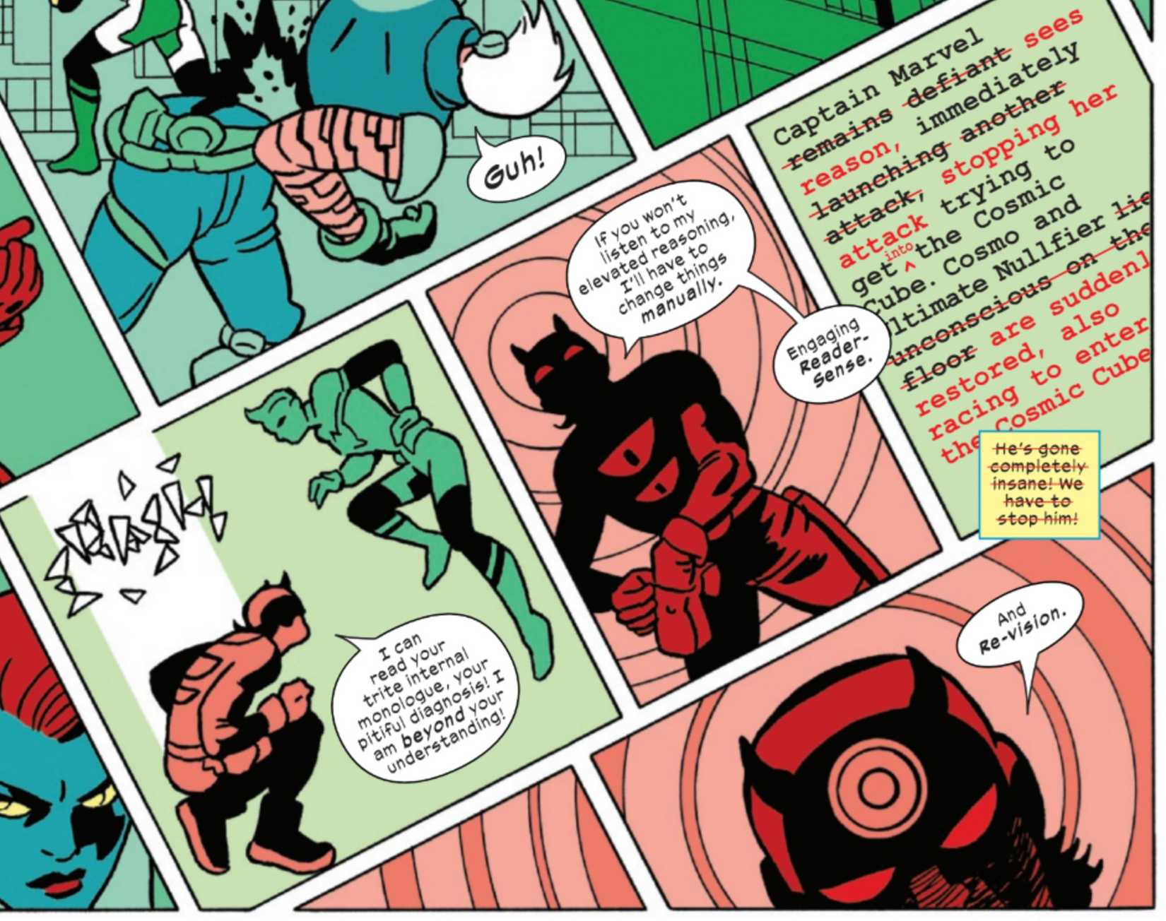 ultimate daredevil uses his reality warping powers