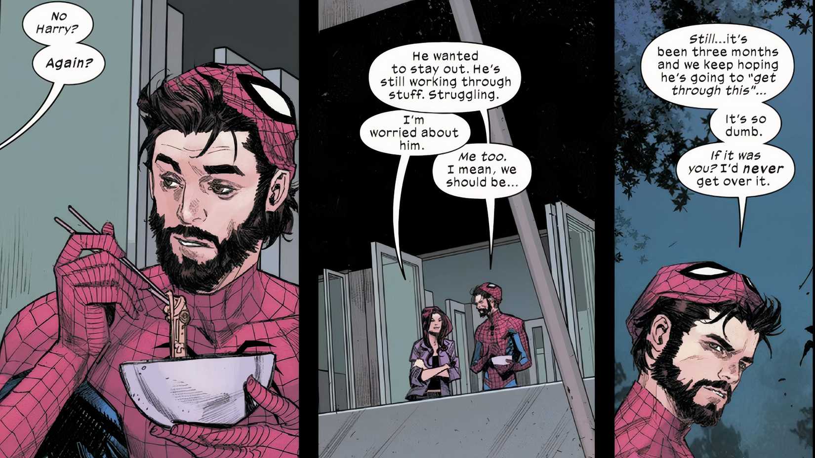 Ultimate Spider-Man 22 Peter and MJ