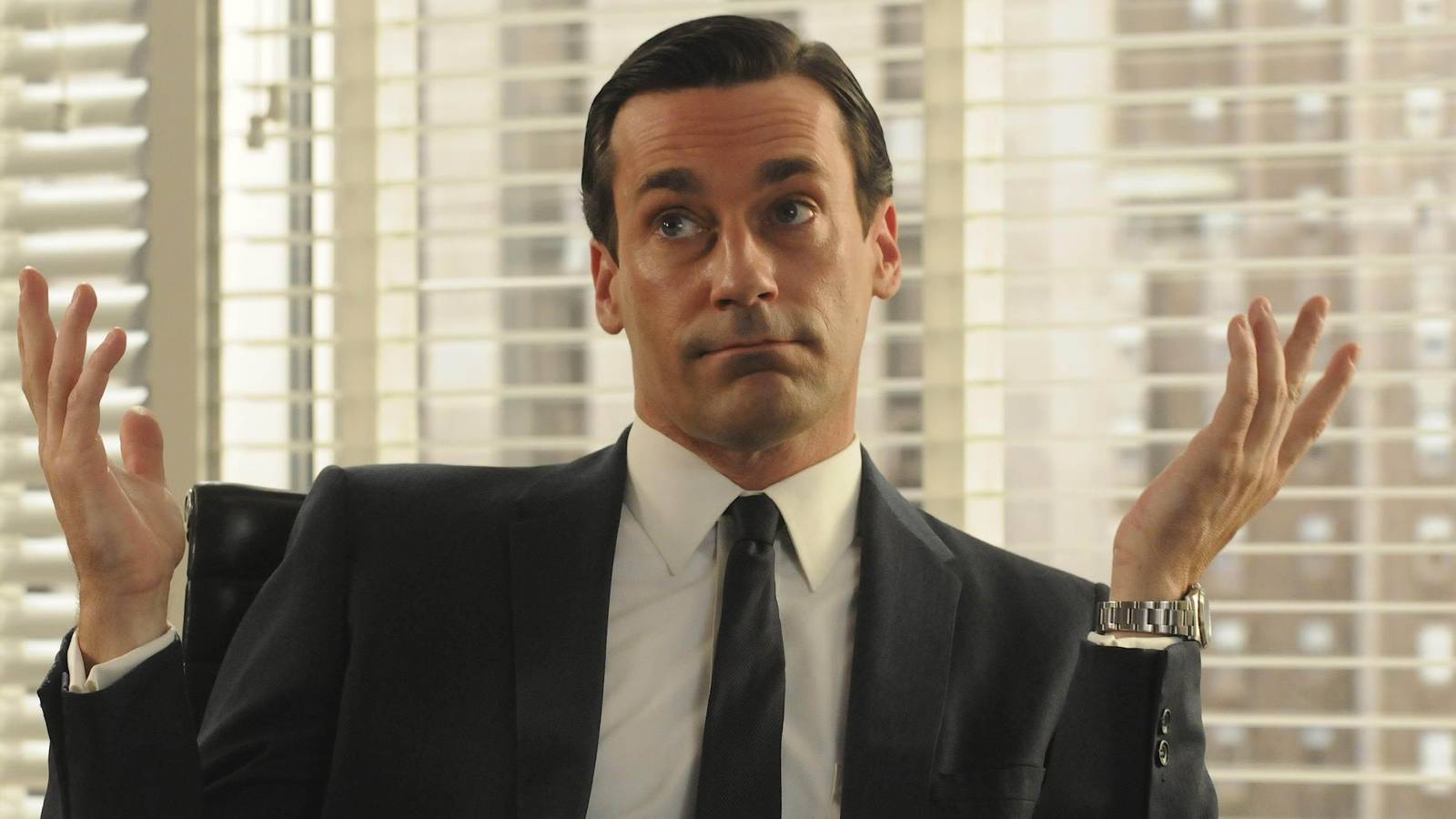 Jon Hamm as Don Draper in Mad Men