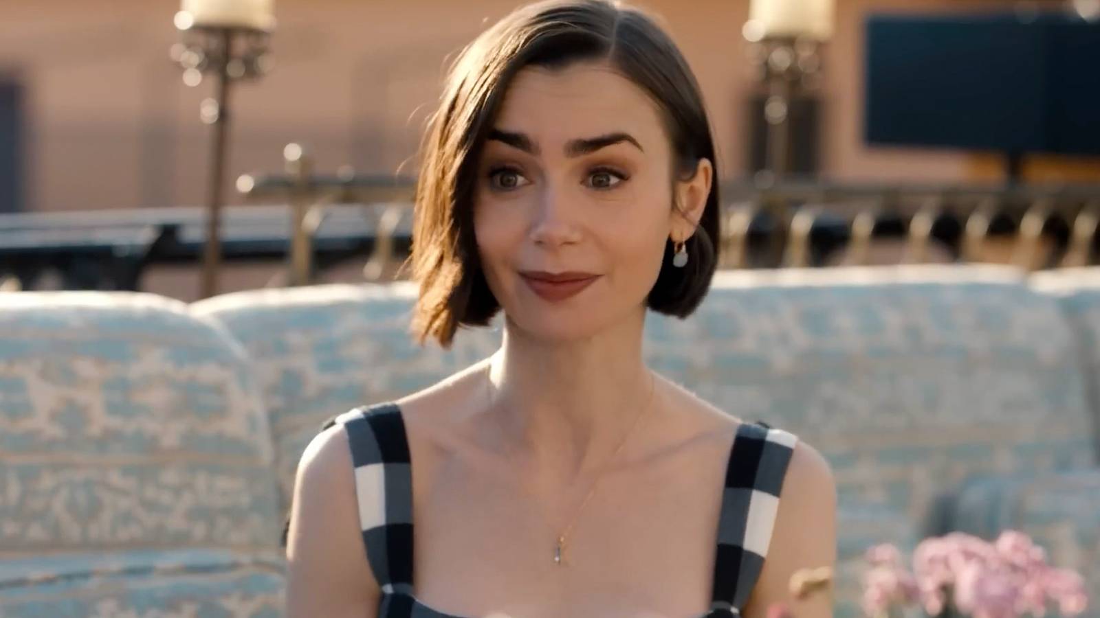 Lily Collins in Emily in Paris season 5