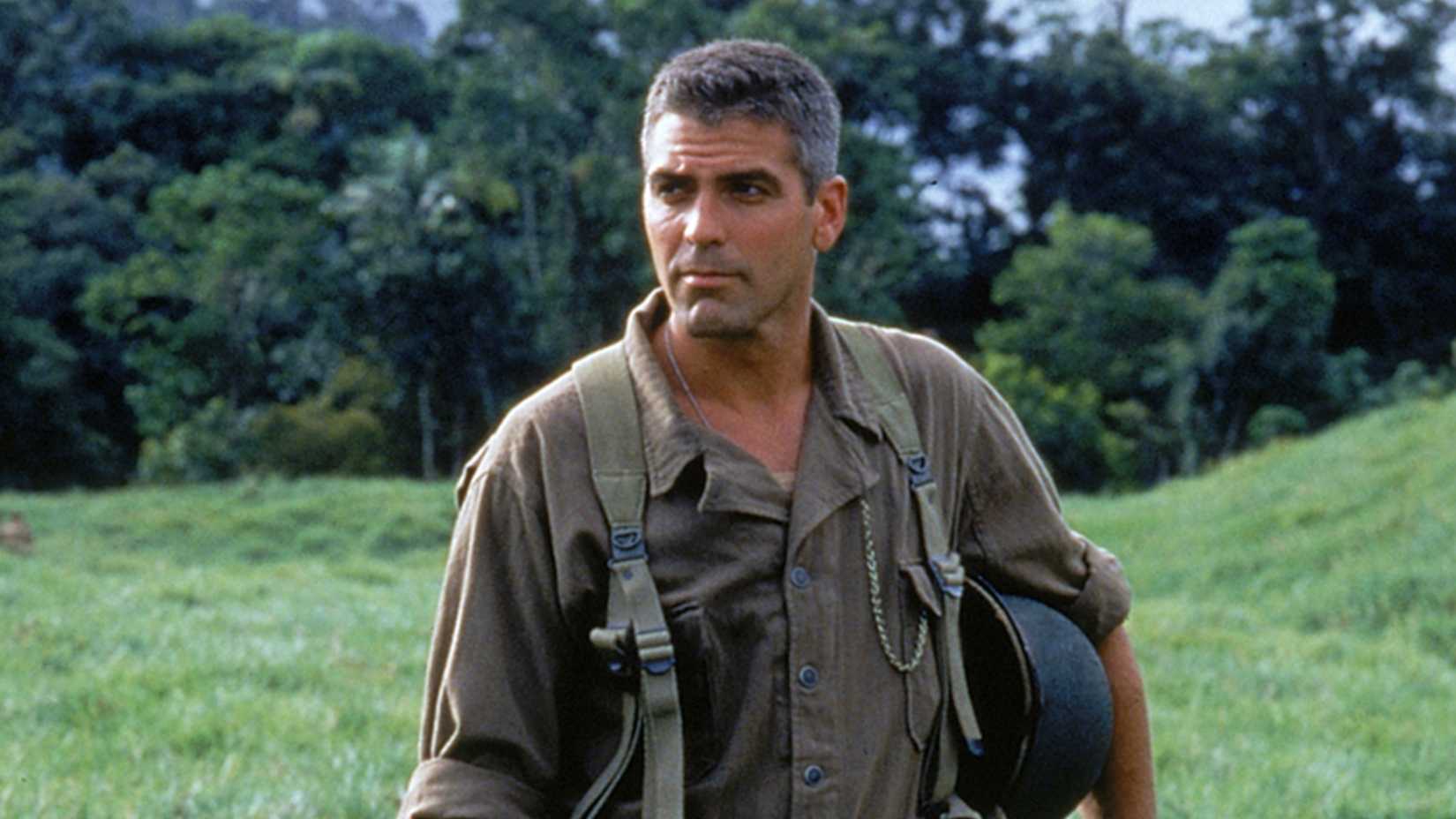 George Clooney in The Thin Red Line