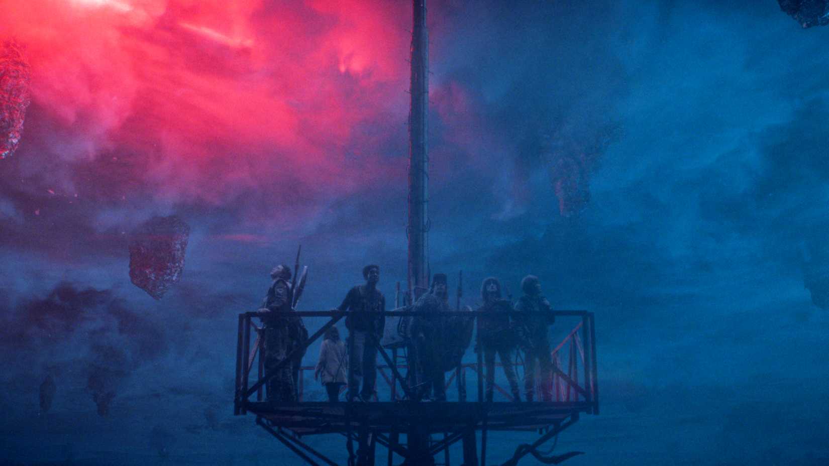 Upside Down radio tower in Stranger Things series finale