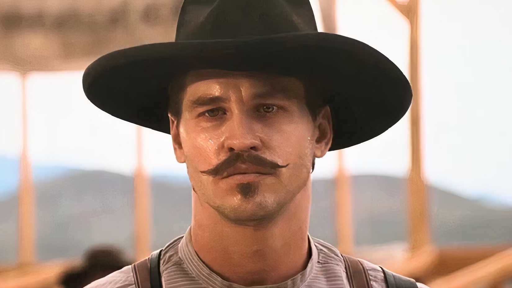 Val Kilmer as an ill Doc Holliday in Tombstone.