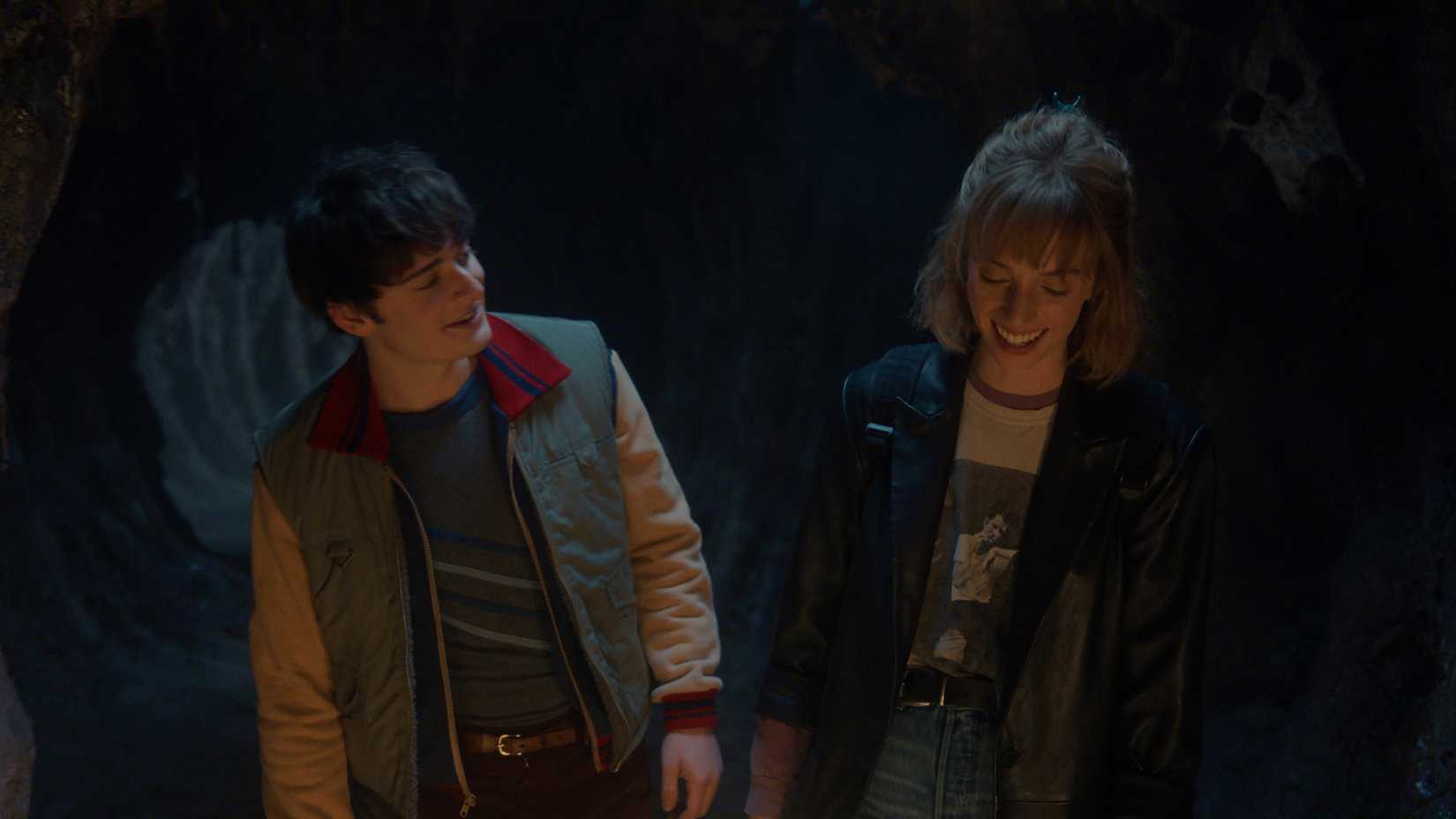 Will e Robin nos túneis em Stranger Things 5