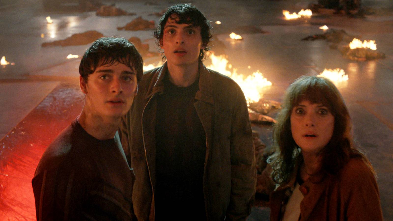 Will, Mike, and Joyce in Stranger Things season 5 volume 2
