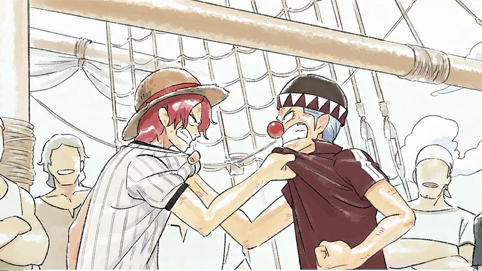 Wit Studio The One Piece Remake Young Shanks and Young Buggy