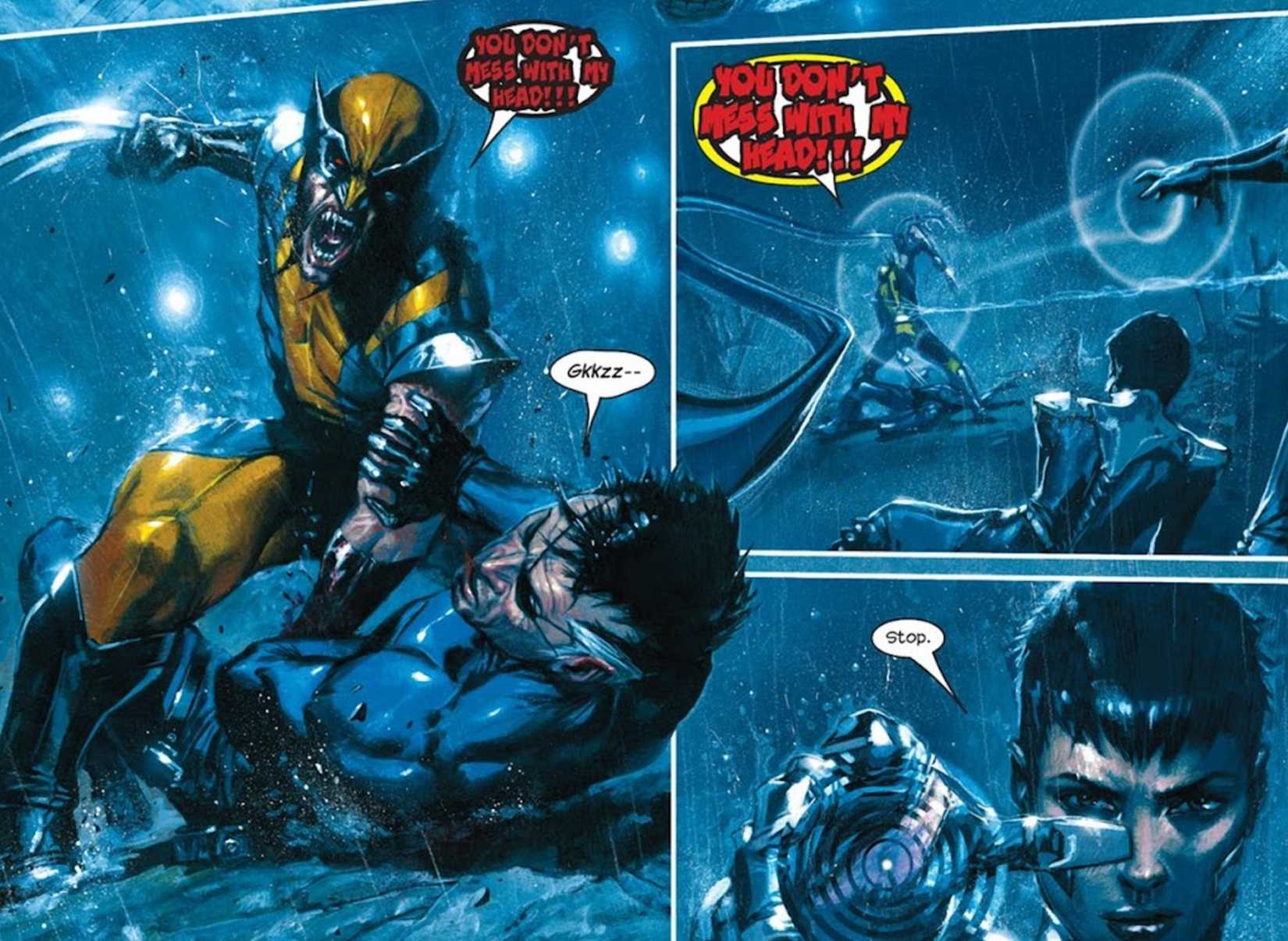 wolverine attacks nick fury