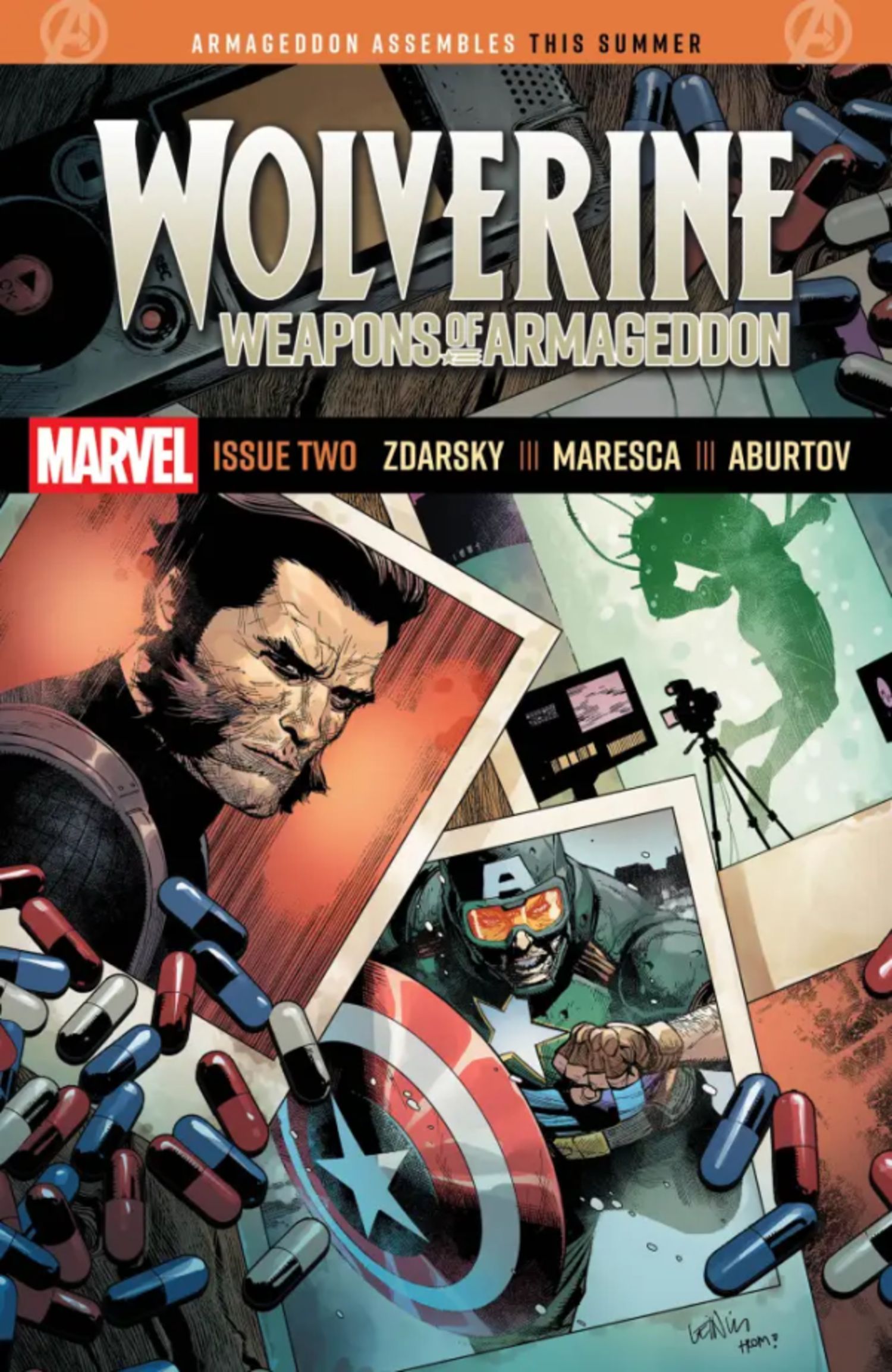 copertina di Wolverine Weapons of Armageddon #2 con Logan e David Colton