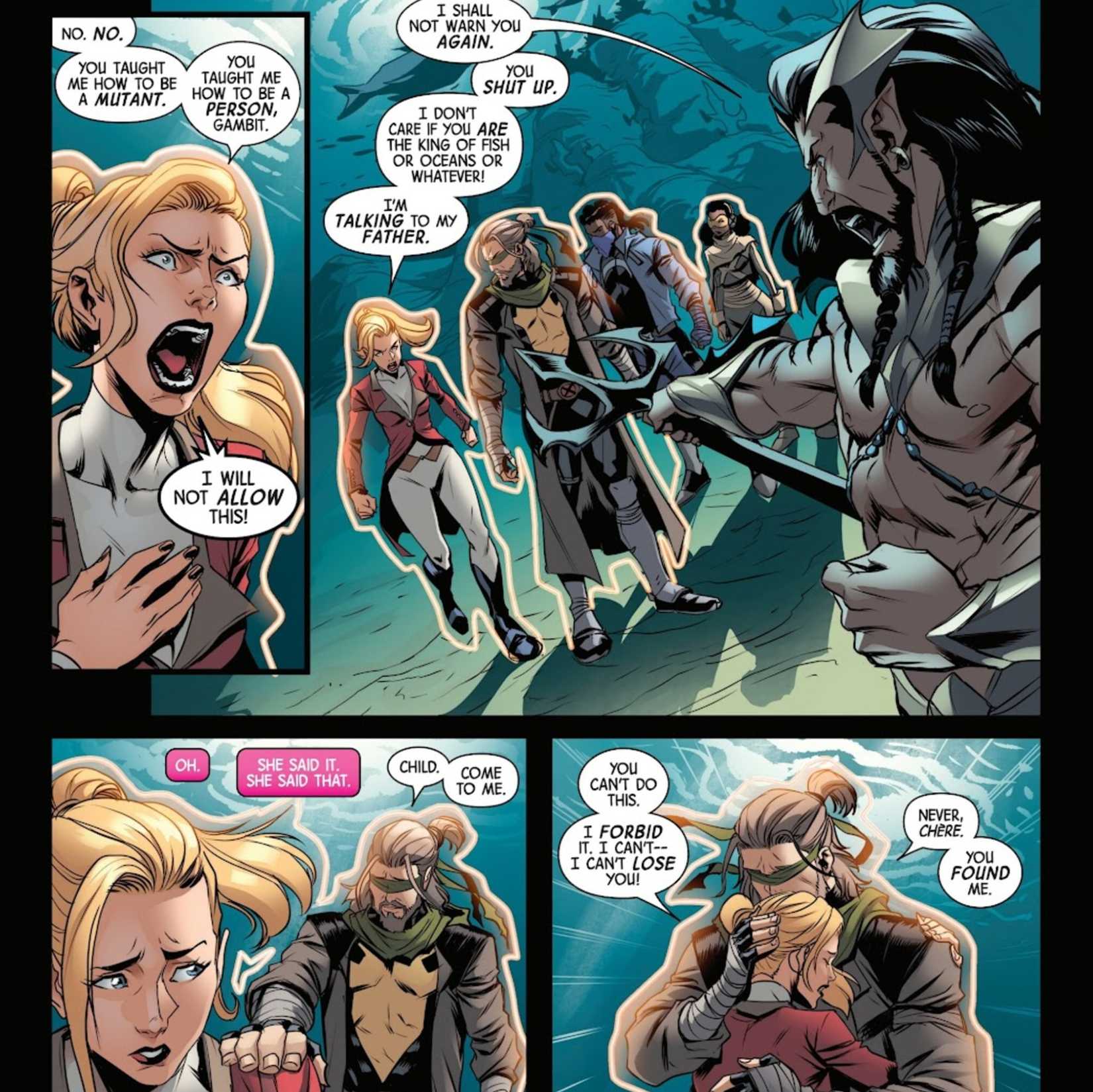 x-men's gambit and calico consider each other family