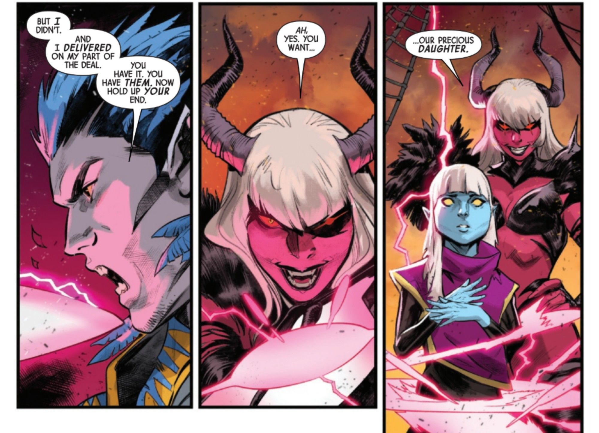 x-men's magik reveals she has a daughter