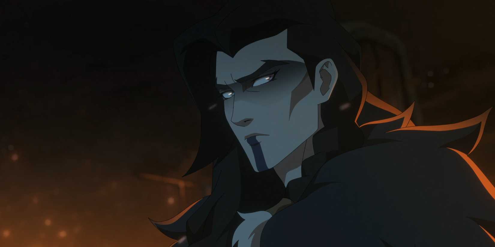 Yasha with a sidewards look into the camera in The Mighty Nein episode 1