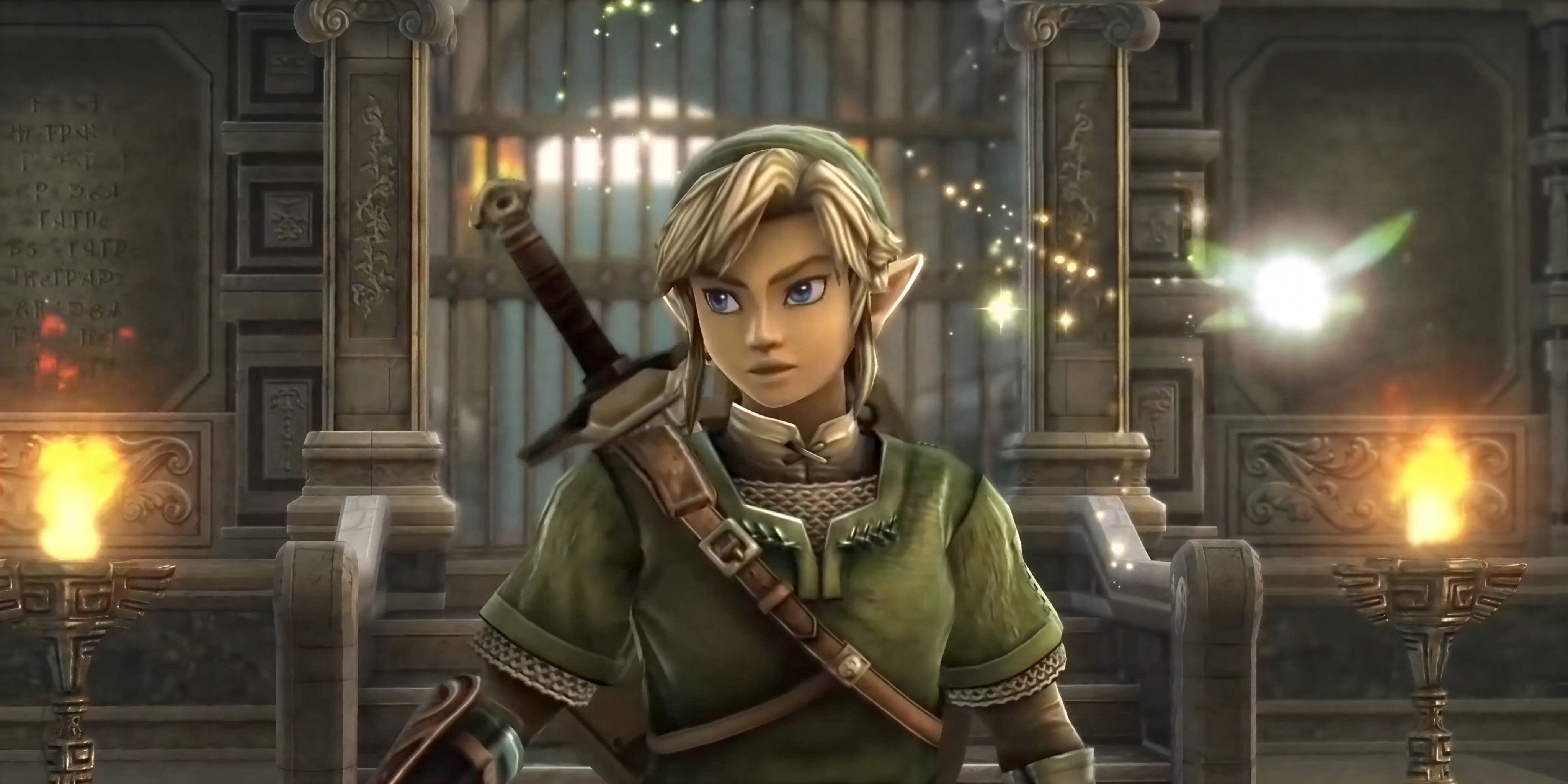 Link explores a temple