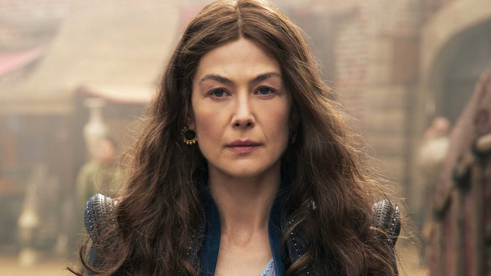 Rosamund Pike as Moiraine in Wheel of Time