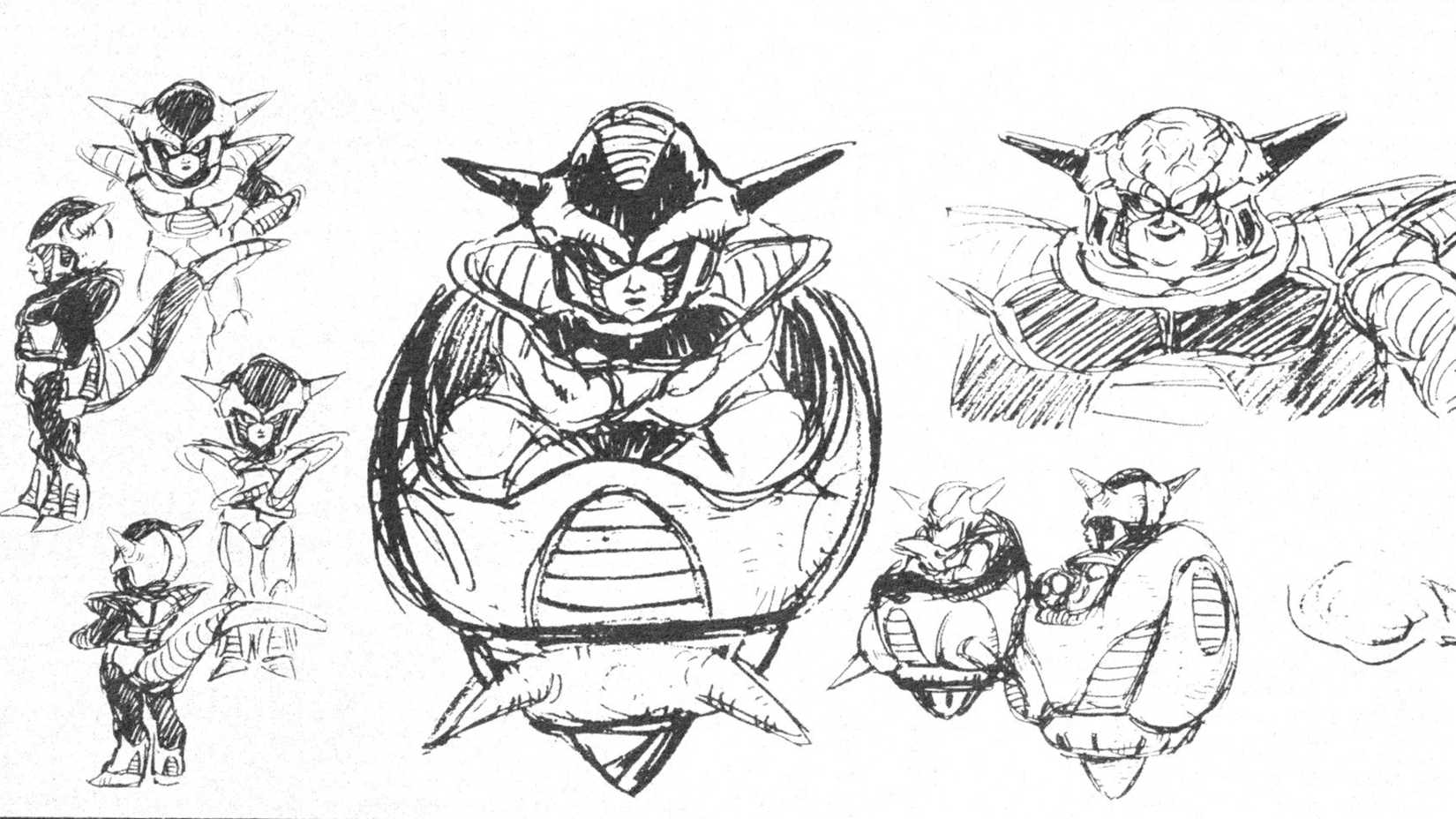 Akira Toriyama's Original Frieza Design