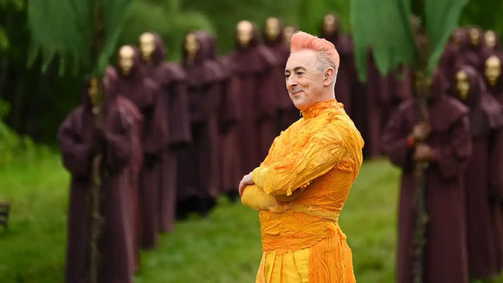Alan Cumming in gold from The Traitors (S4)