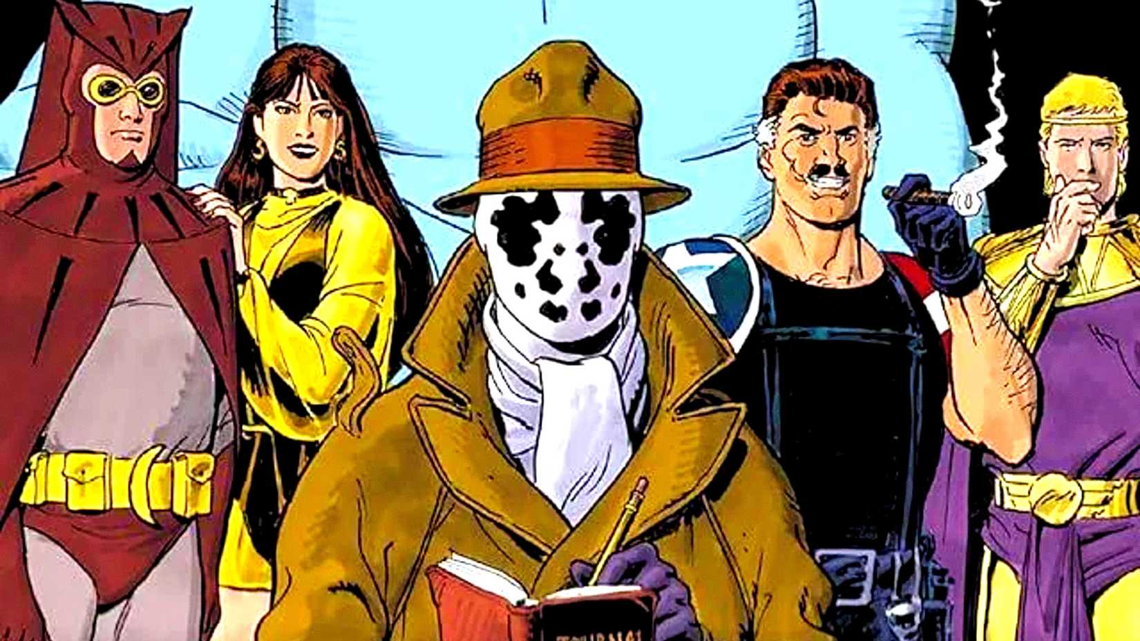 Alan Moore's Watchmen gather together