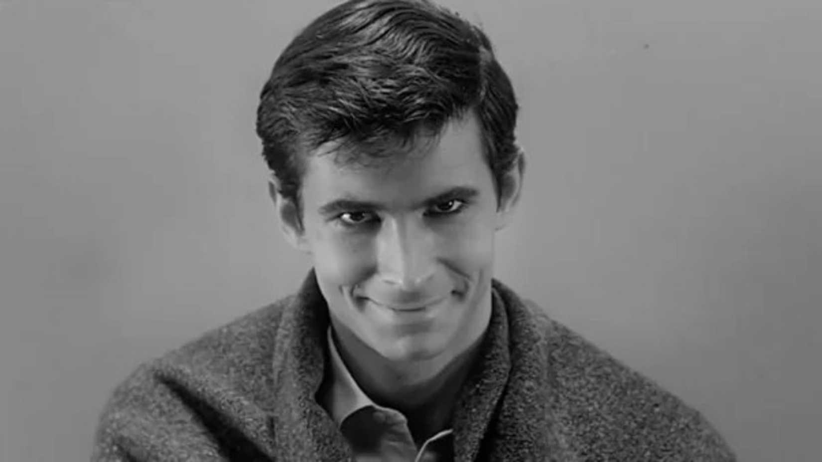 Anthony Perkins como Norman Bates em Psicose (1960)