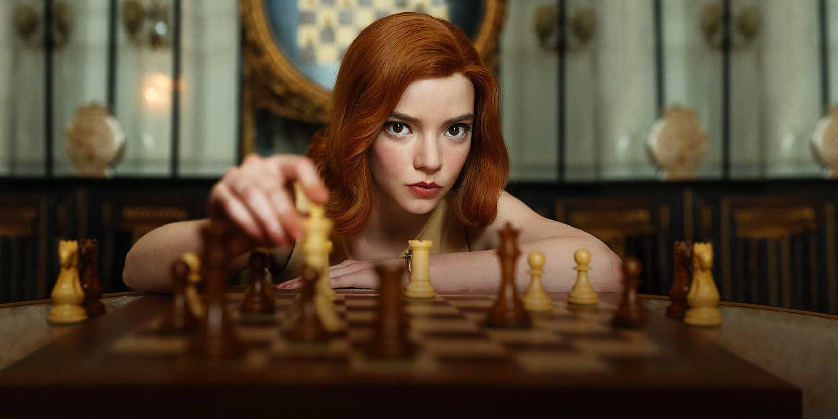 anya taylor joy playing chess in the queen s gambit 1