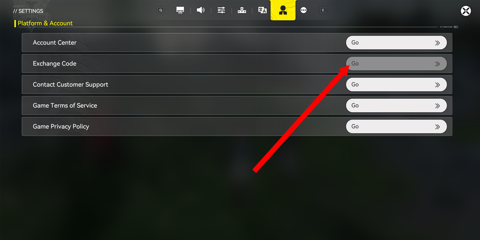 Arknights Endfield Exchange Code setting-1