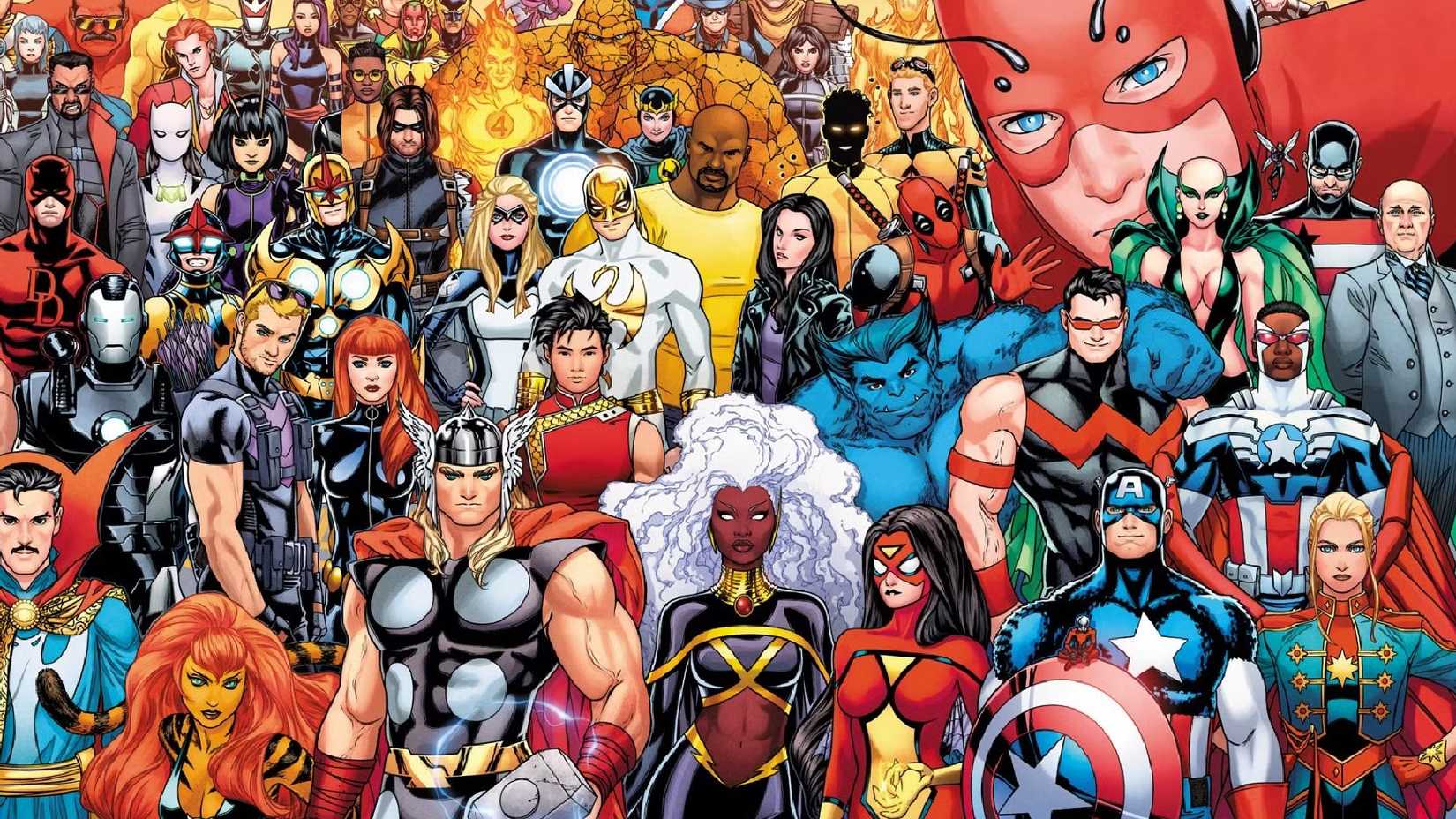 avengers heroes in russel dauterman art spread 2