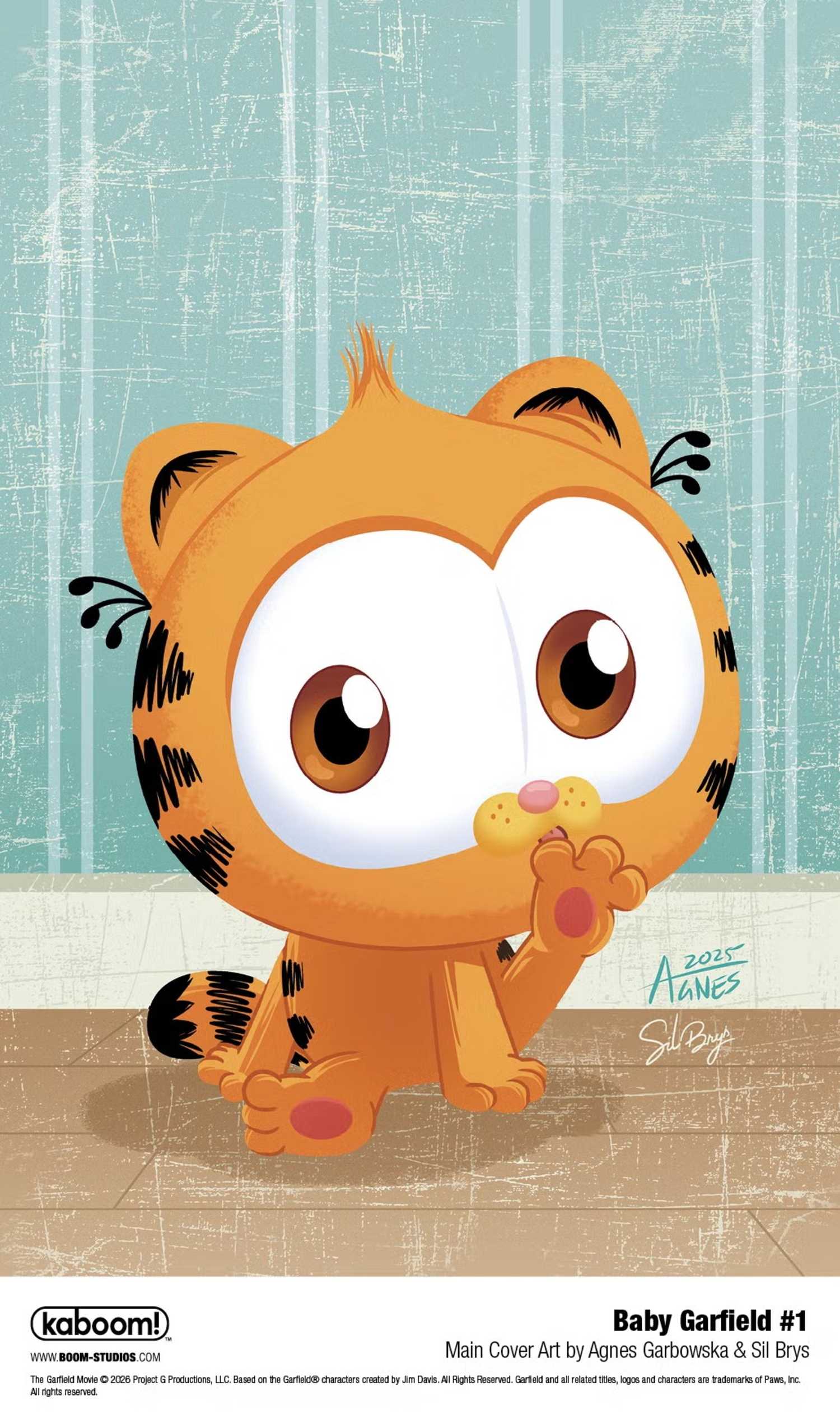 baby garfield comic cover with new design