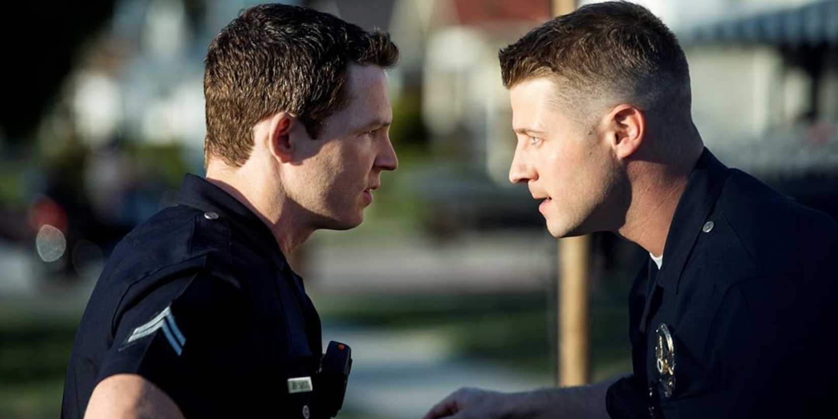 Ben lecturing Nate in Southland