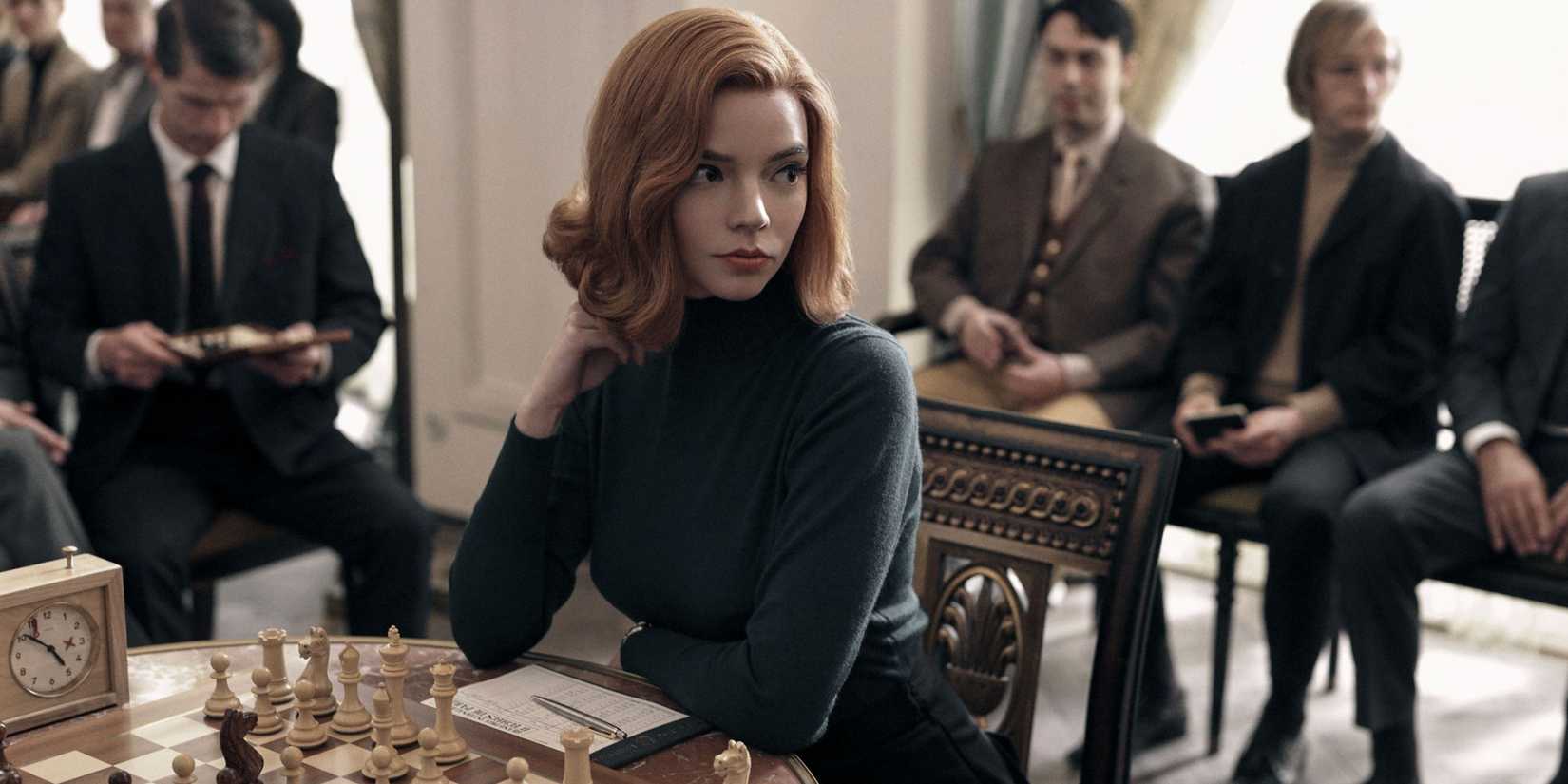 Beth at a chess tournament in The Queen's Gambit
