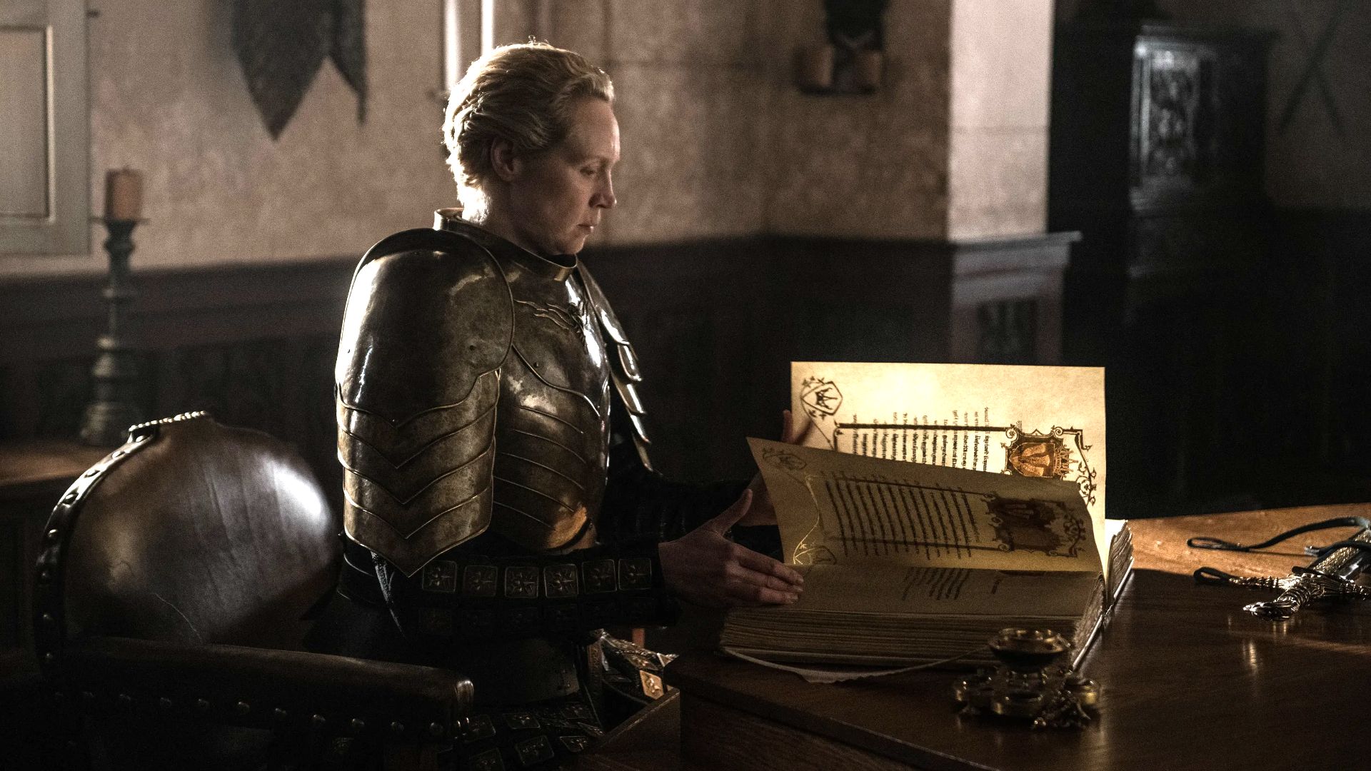 Brienne and Oathkeeper Game of Thrones
