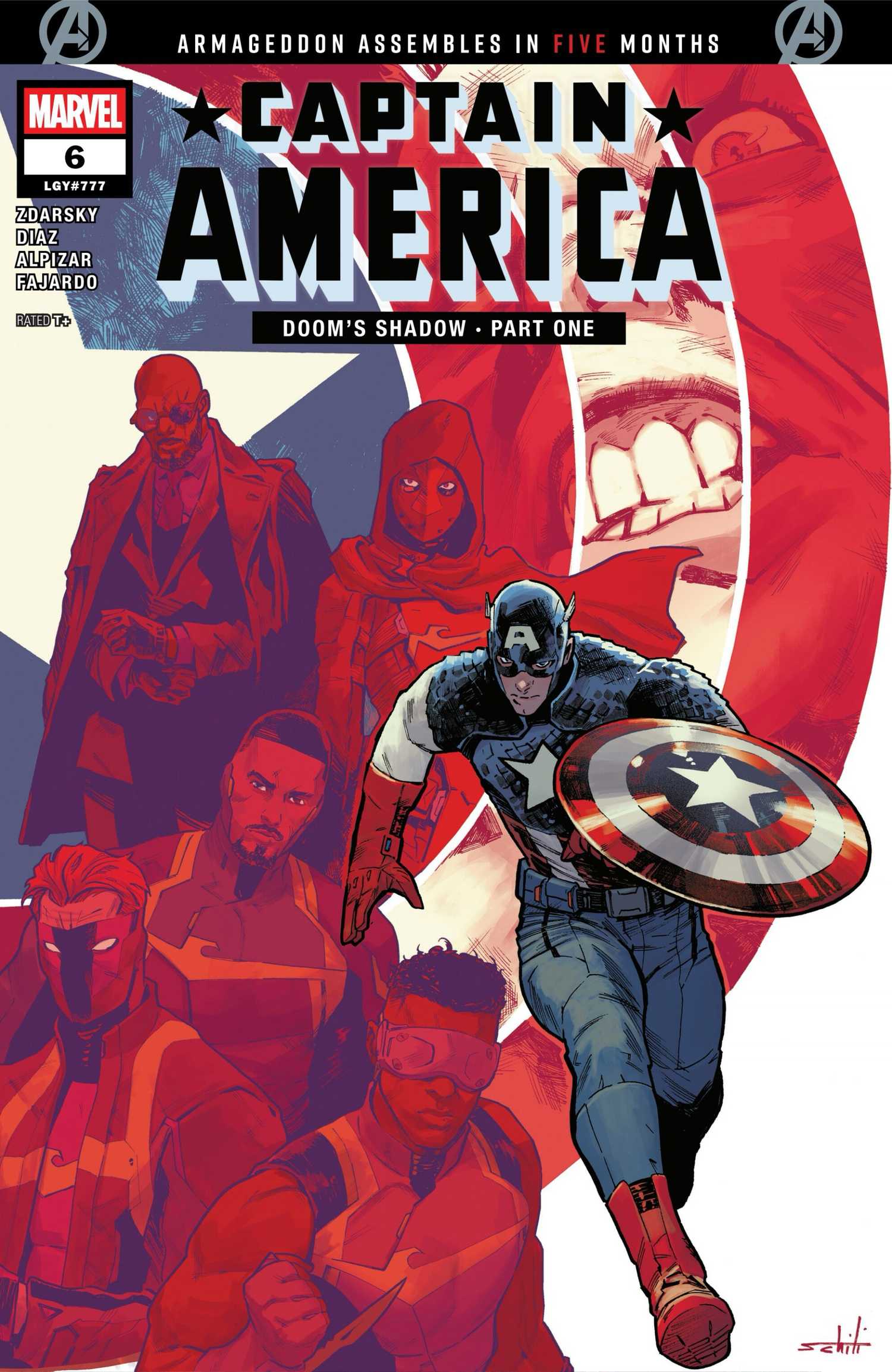 Captain America #6 Cover Art