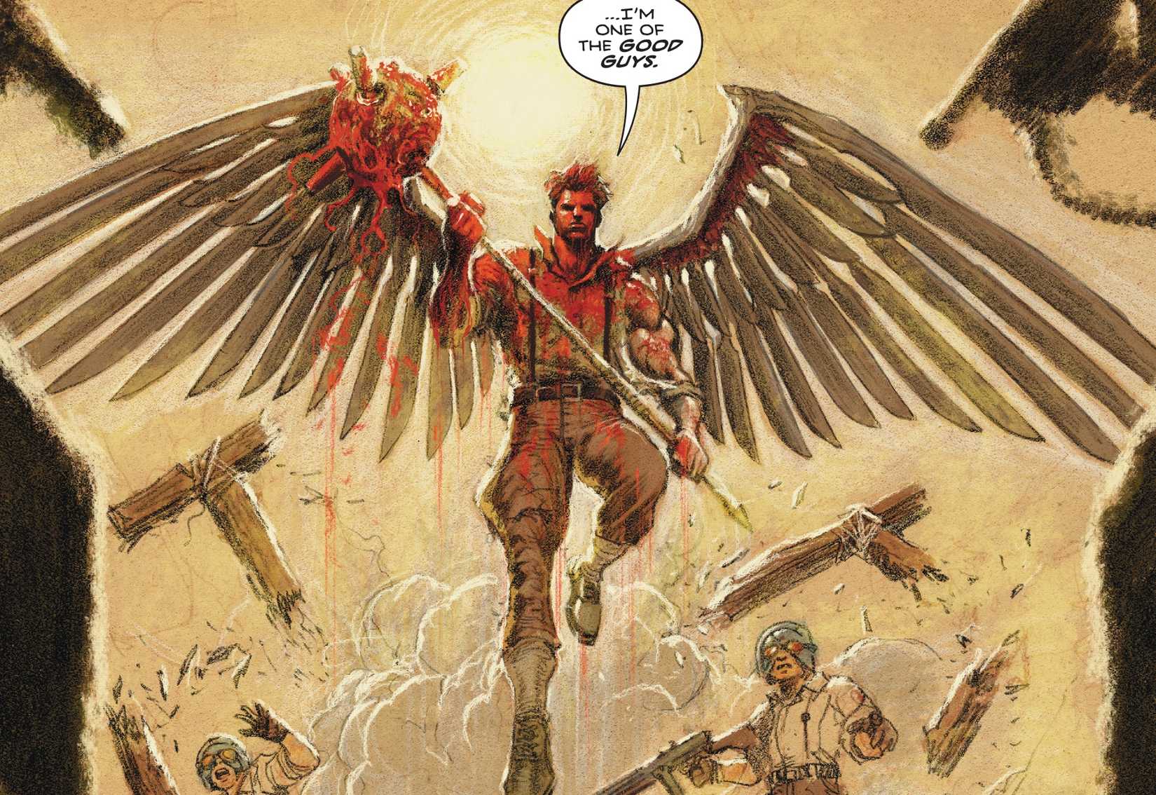 Carter Hall wird in Bloody Preview Art zum absoluten Hawkman