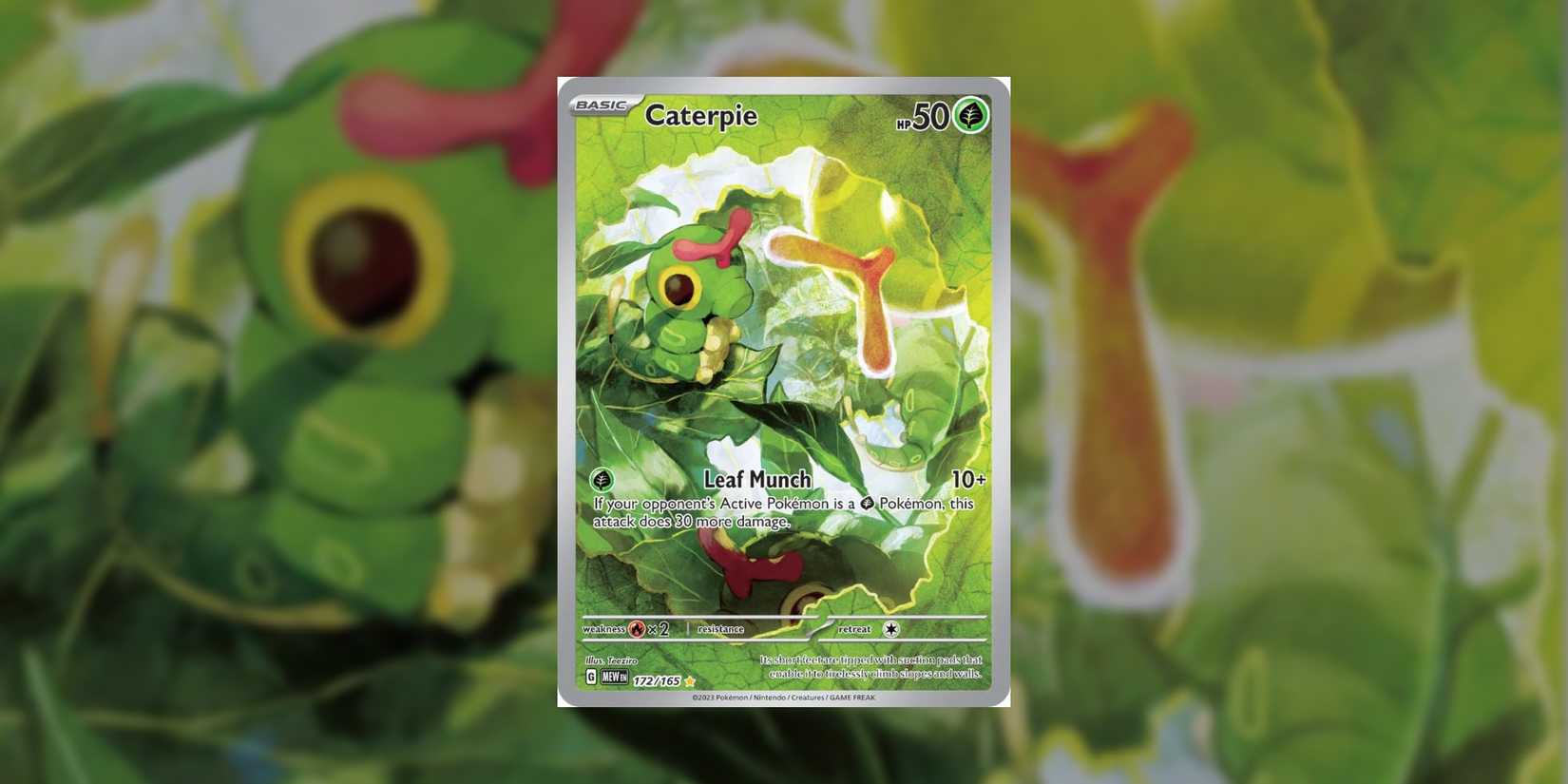 Caterpie scarlet and violet 151