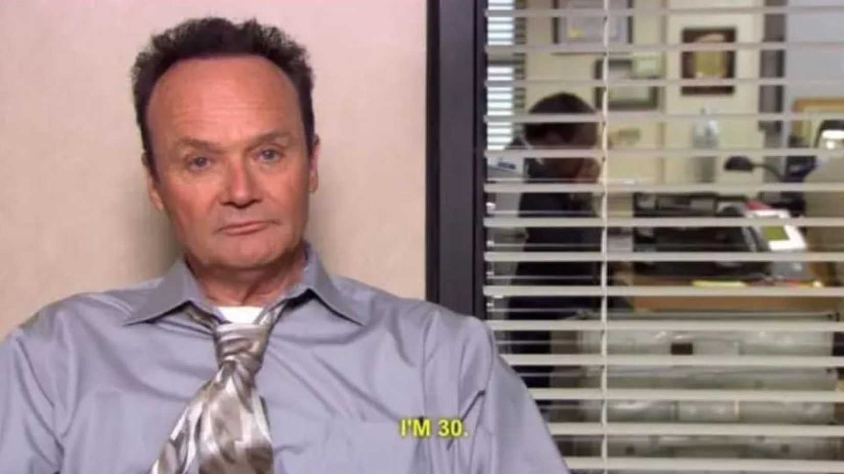 Creed dyed his hair on The Office