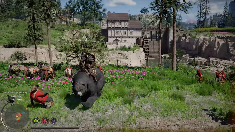 Crimson Desert Bear Ride