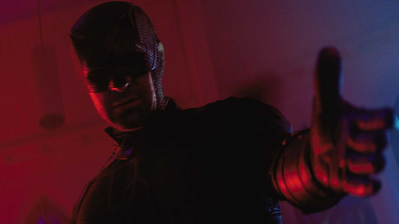 Aufnahme von „Daredevil Born Again“, Staffel 2