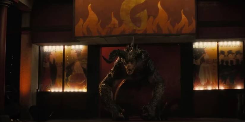A Deathclaw in New Vegas in Fallout