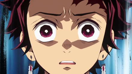 Demon Slayer anime featured image - Tanjiro looking shocked and worried