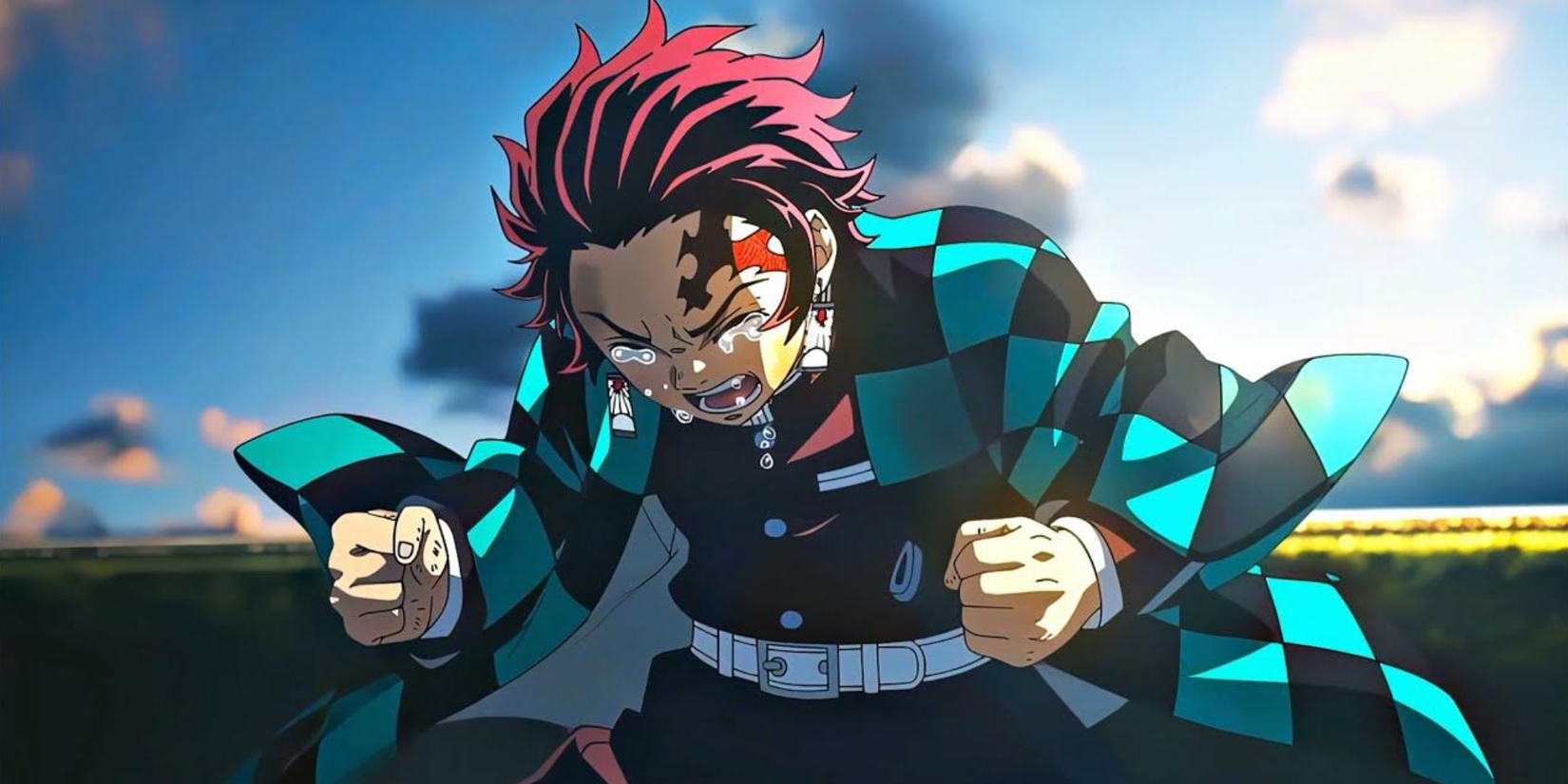 8 Anime Series That Deserve The Netflix One Piece Live-Action Treatment 2 Demon Slayer anime image - Tanjiro crying and looking sad