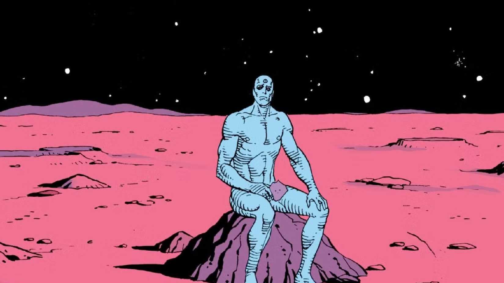 Watchmen's Doctor Manhattan on Mars