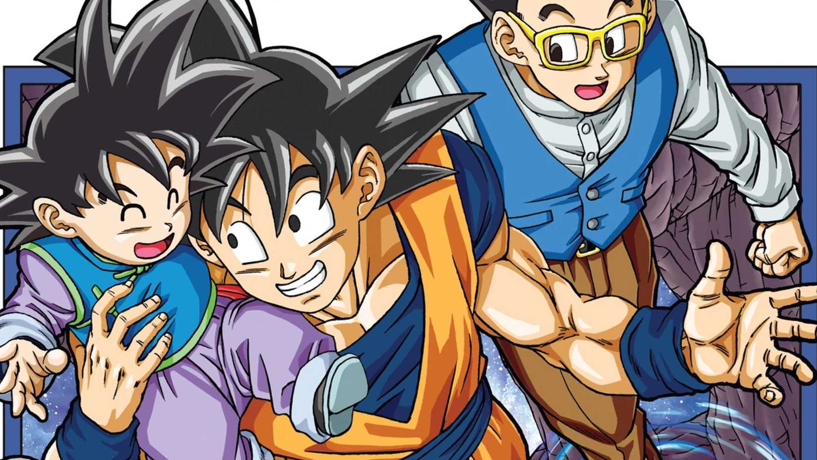 Dragon Ball Goku, Gohan, and Goten