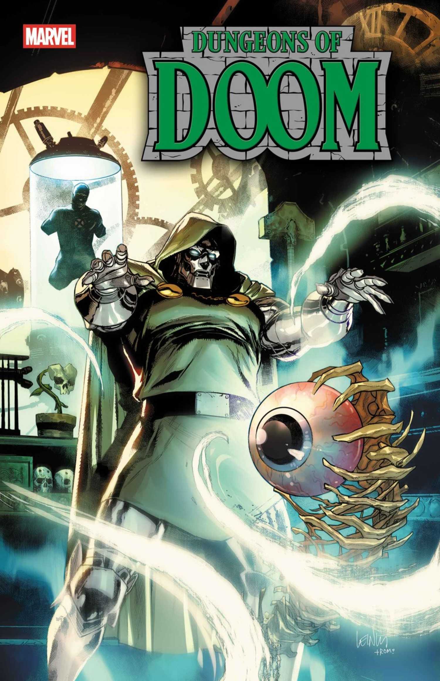 dungeons of doom 3 cover showing doctor doom and the skull-shaped herb