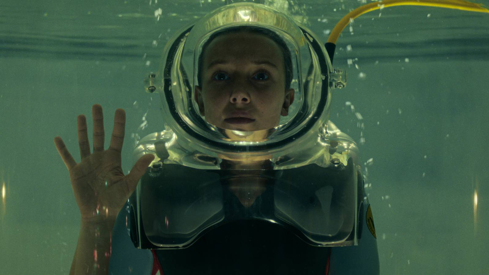 Eleven inside the sensory deprivation tank in Stranger Things season 5 finale