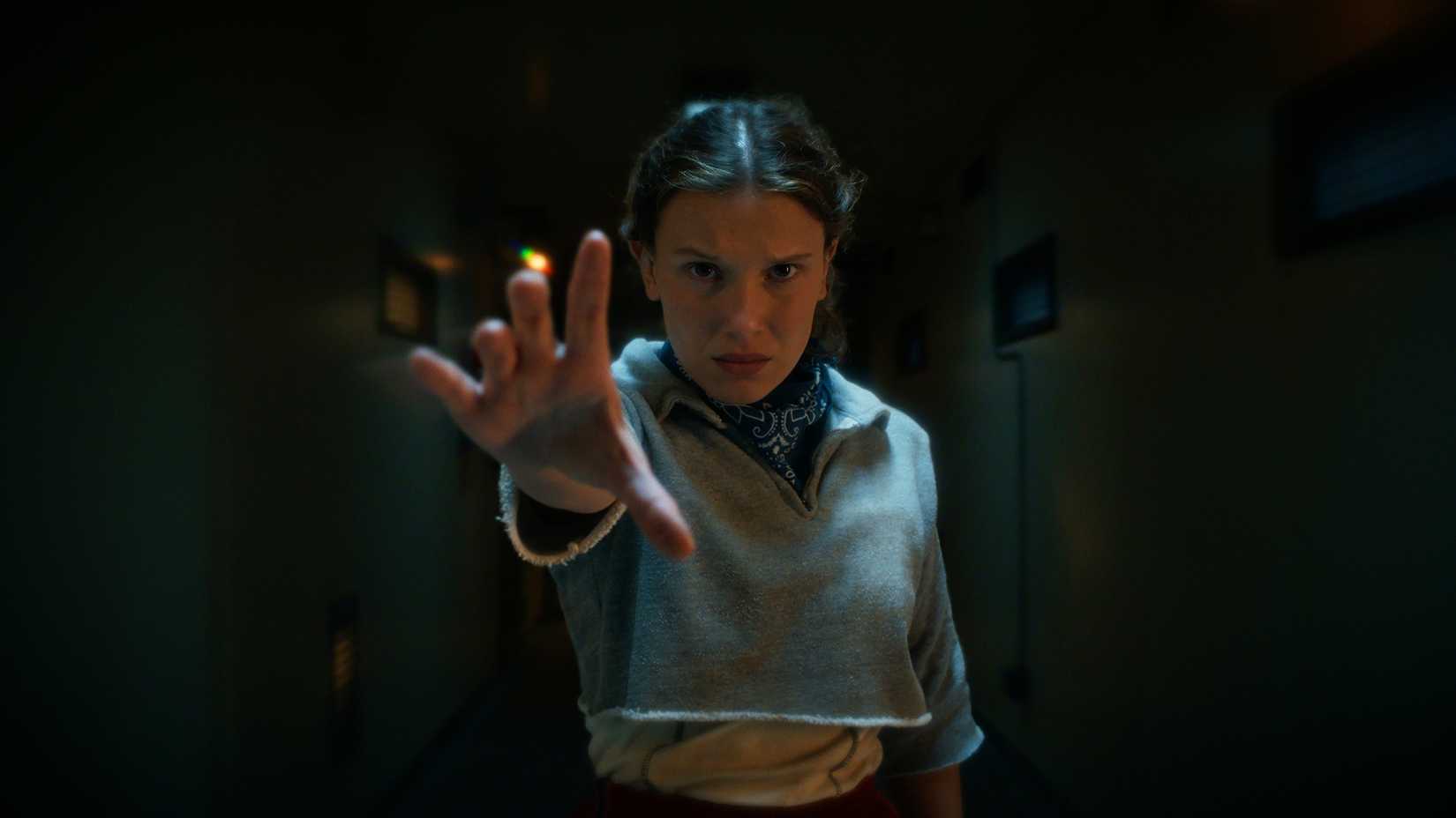 Eleven using her powers in Stranger Things season 5