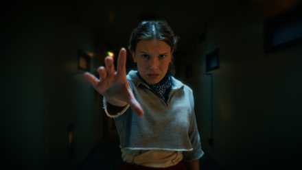 Eleven using her powers in Stranger Things season 5