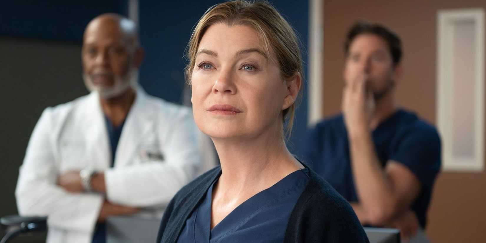 Ellen Pompeo in season 22 of Grey's Anatomy