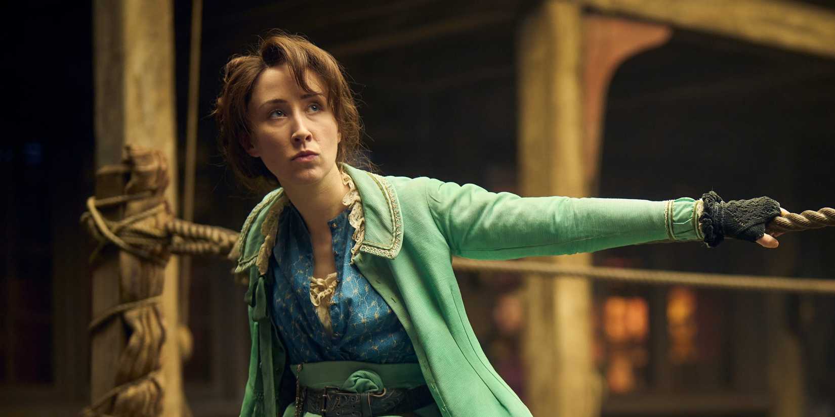 Erin Doherty as May Carr at a boxing ring in A Thousand Blows