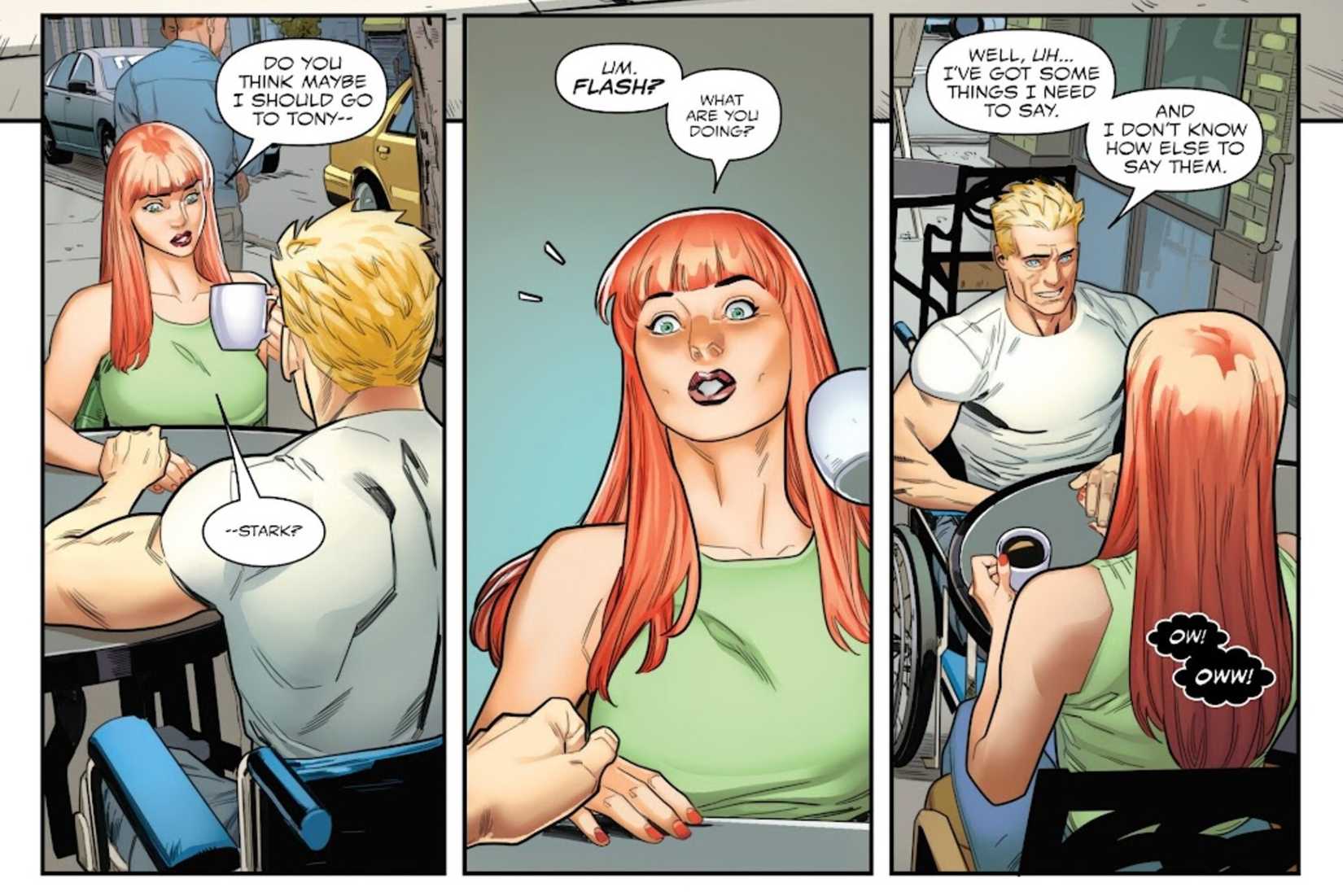 flash thompson asking mary jane to date in spider-man lore 2