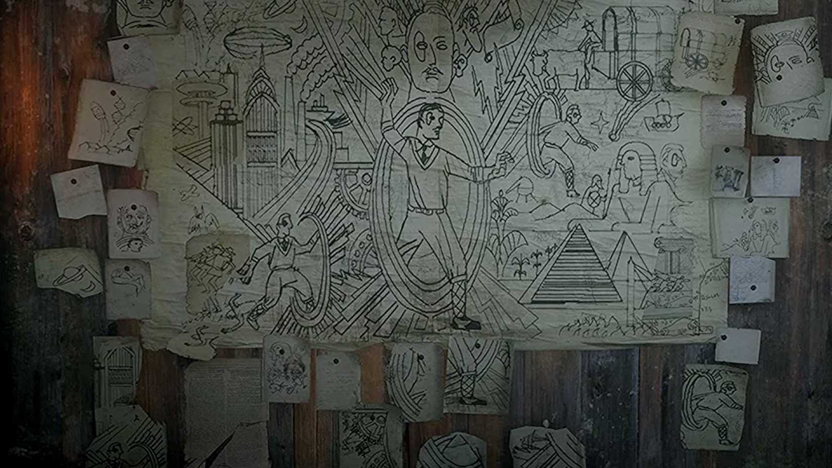Francis Sinclair's mural in red dead redemption 2